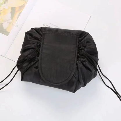 Blushimmer women’s waterproof drawstring cosmetic bag with travel storage, makeup organizer, and portable beauty toiletry case