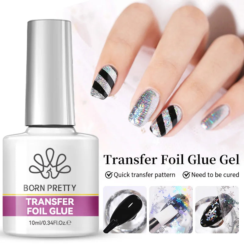 Blushimmer Born Pretty Jelly Nude Gel Nail Polish in light pink peach, translucent UV cure gel for DIY nail art at home.