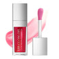 Blushimmer Crystal Jelly Lip Glow Oil in 8ml, featuring a clear, glossy container with the moisturizing plumping lip oil inside.
