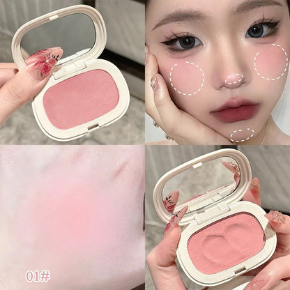 Blushimmer Phantom Bear single-color blush cream in Mochi texture with a natural matte finish, powder-free, long-lasting, low-saturation.