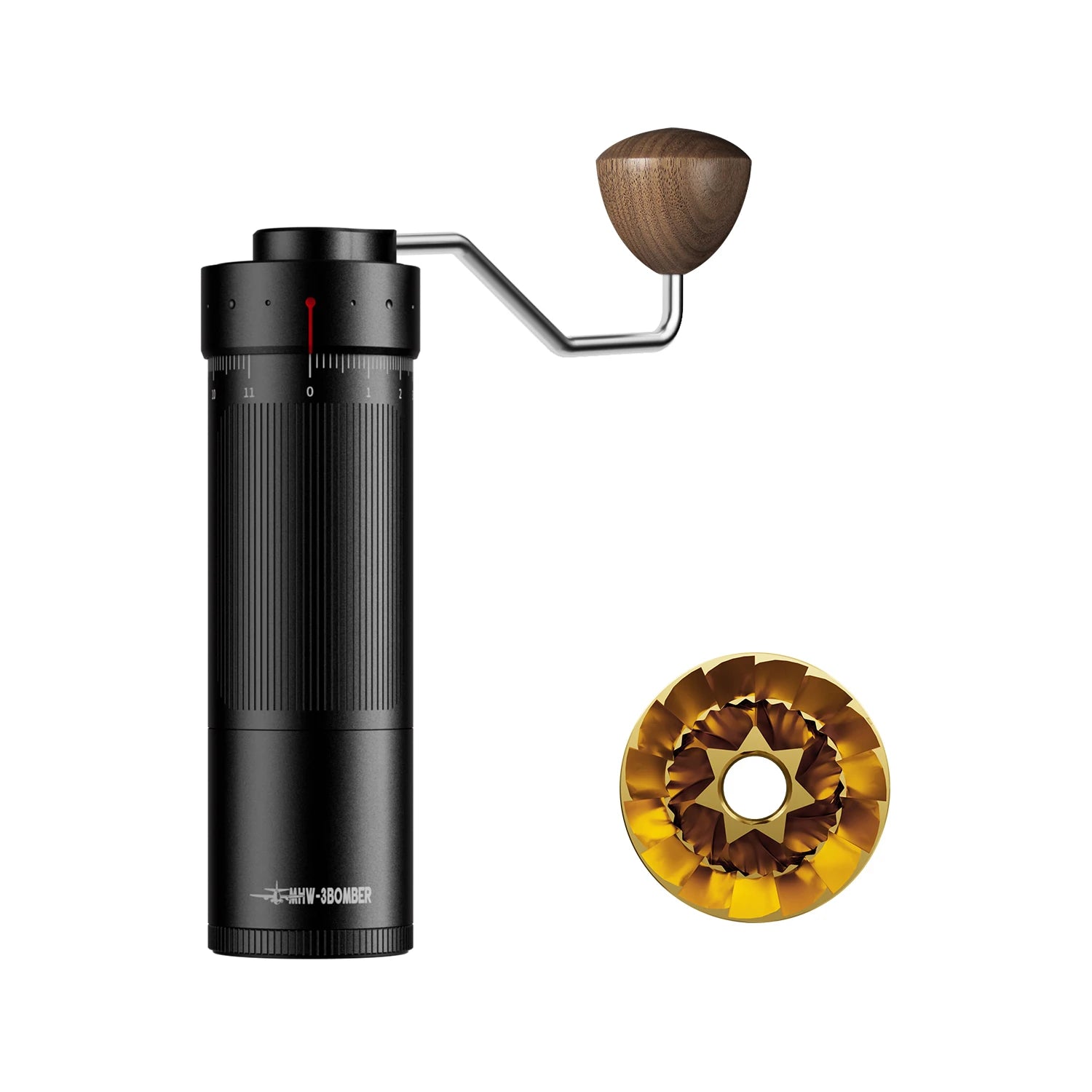 MHW-3BOMBER Official Precision R3 Pro Nanual Coffee Grinder Externally Adjustable Manual Espresso Grinding Portable Maker Tools