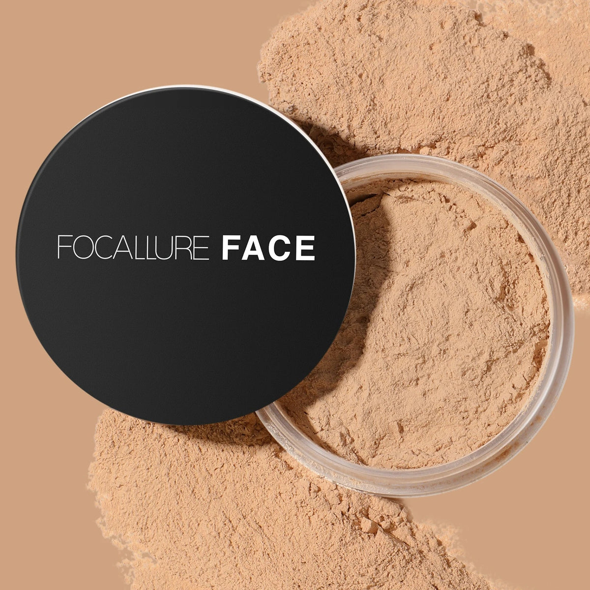 Blushimmer Focallure Invisible Finish Loose Setting Powder in translucent, soft face makeup powder for oil control and a natural look
