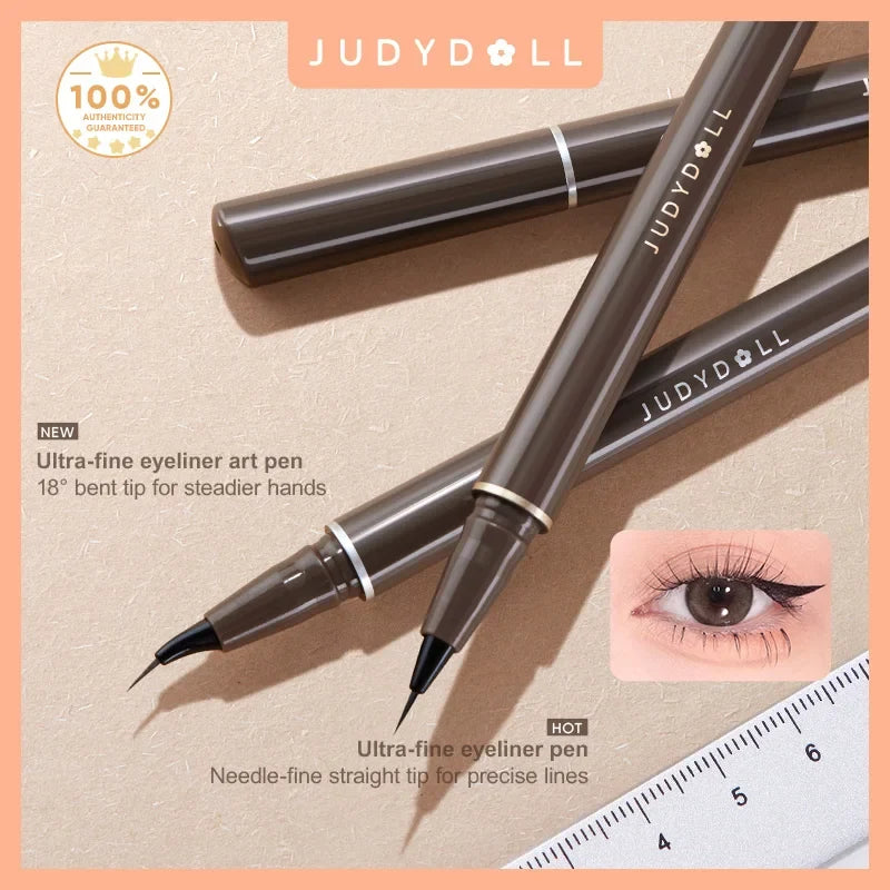 Blushimmer Judydoll liquid eyeliner pen with ultra-fine tip, waterproof and smudge-proof, perfect for precise lash line application