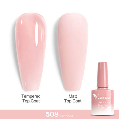 Bright neon pink gel nail polish by Blushimmer, showing a glossy, vibrant finish ideal for summer nail art with UV and LED light compatibility.