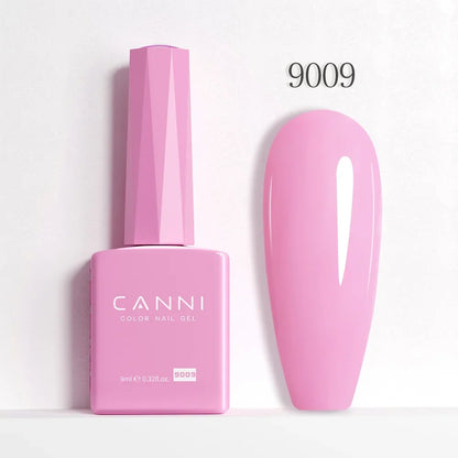 Blushimmer CANNI Hema Free Nail Gel Polish Fall Color Collection with semi-permanent red and nude gel, long wear top coat, 9ml