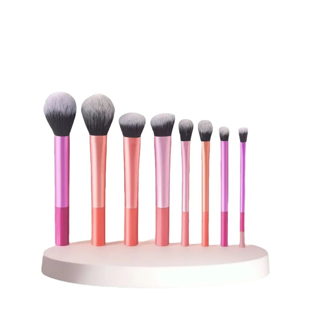 6-14PCS Long Handle Makeup Brush Set with Portable Wash Bag Soft Bristles Ideal for Beginners Full Face Makeup