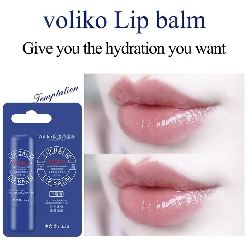 Blushimmer exfoliating lip balm with lightening and moisturizing properties, featuring gloss, oil, and dead skin removal for smoother lips.