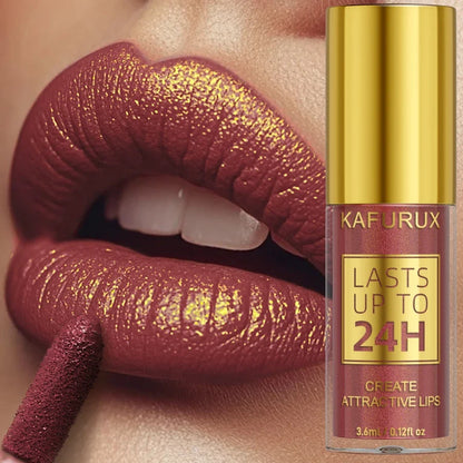 Blushimmer 14-color glitter metallic lip glaze set with shiny, long-lasting waterproof liquid lipstick and lip oil in vibrant shades.