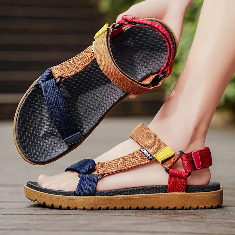 Summer Men Sandals Fashion Leisure Beach Holiday Sandals for Men's Lightweight Shoes New Outdoor Comfortable Casual Sandalies