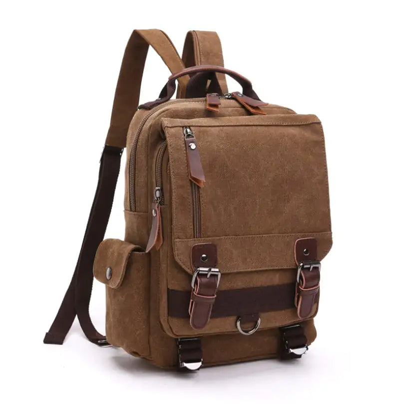 Casual Canvas Backpack for Outdoor Travel