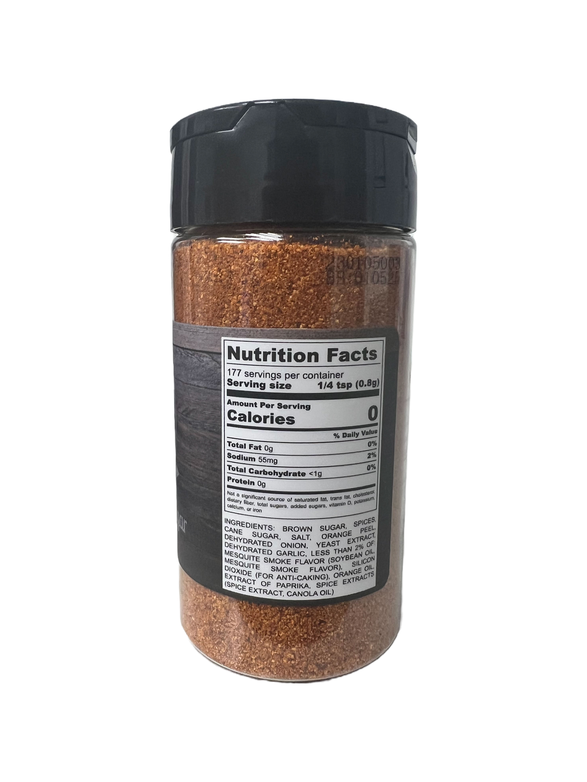 Hi-West St. Louis Brown Sugar Seasoning package showing nutritional information on a label.