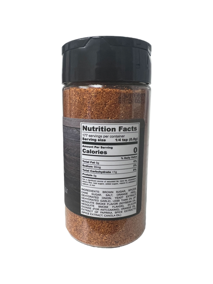 Hi-West St. Louis Brown Sugar Seasoning package showing nutritional information on a label.