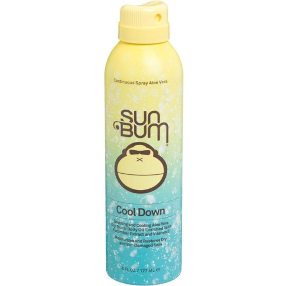 Sun Bum After Sun Cool Down Spray in 6oz bottle with aloe vera for soothing and cooling skin after sun exposure