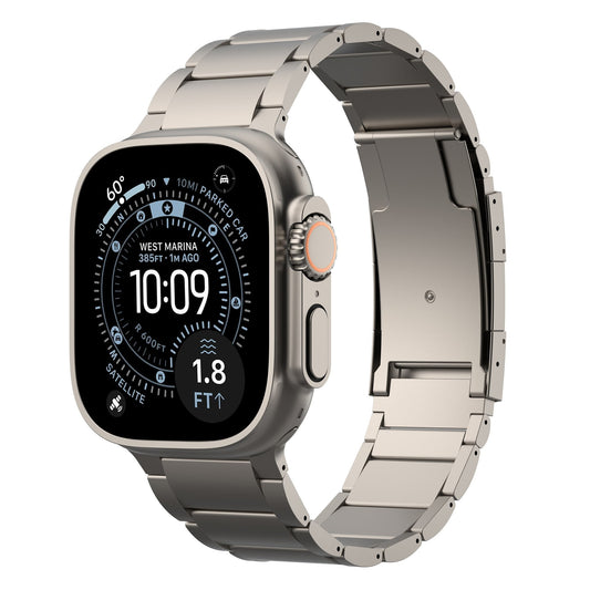 Robust Titanium Band T01 with sleek, polished finish, showcasing a modern, durable titanium ring for everyday wear.