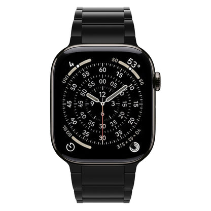 Robust Titanium Band T01 showing a sleek, polished titanium ring with a smooth finish and 46mm width.