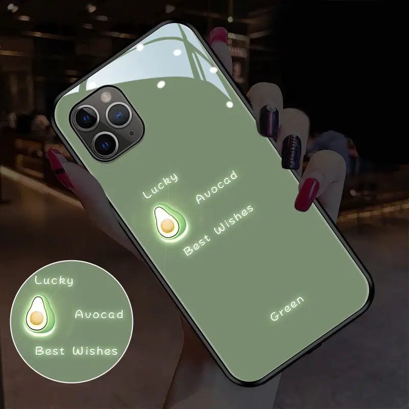 Apple-Compatible Call Flash Phone Case with Sound Control