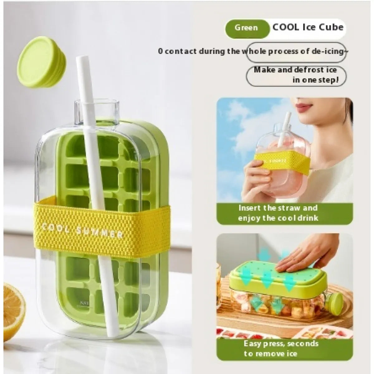 Portable One-Click Molding Cooling Cup