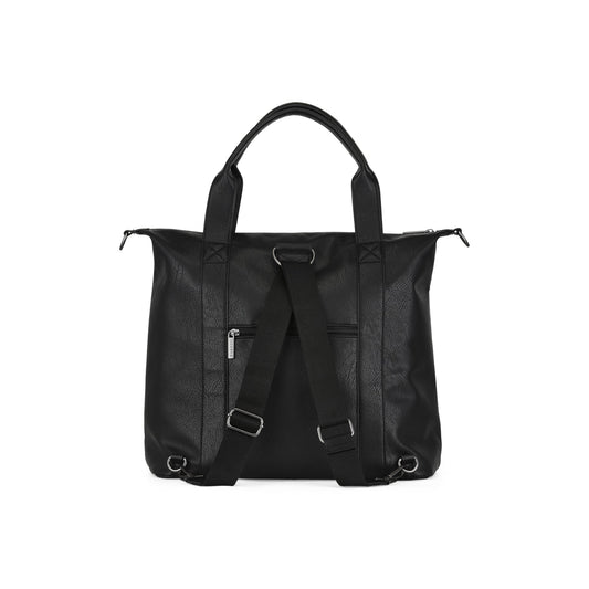Black Bugatti Collections Palermo Tote Bag with spacious design and sturdy handles, perfect for everyday use.