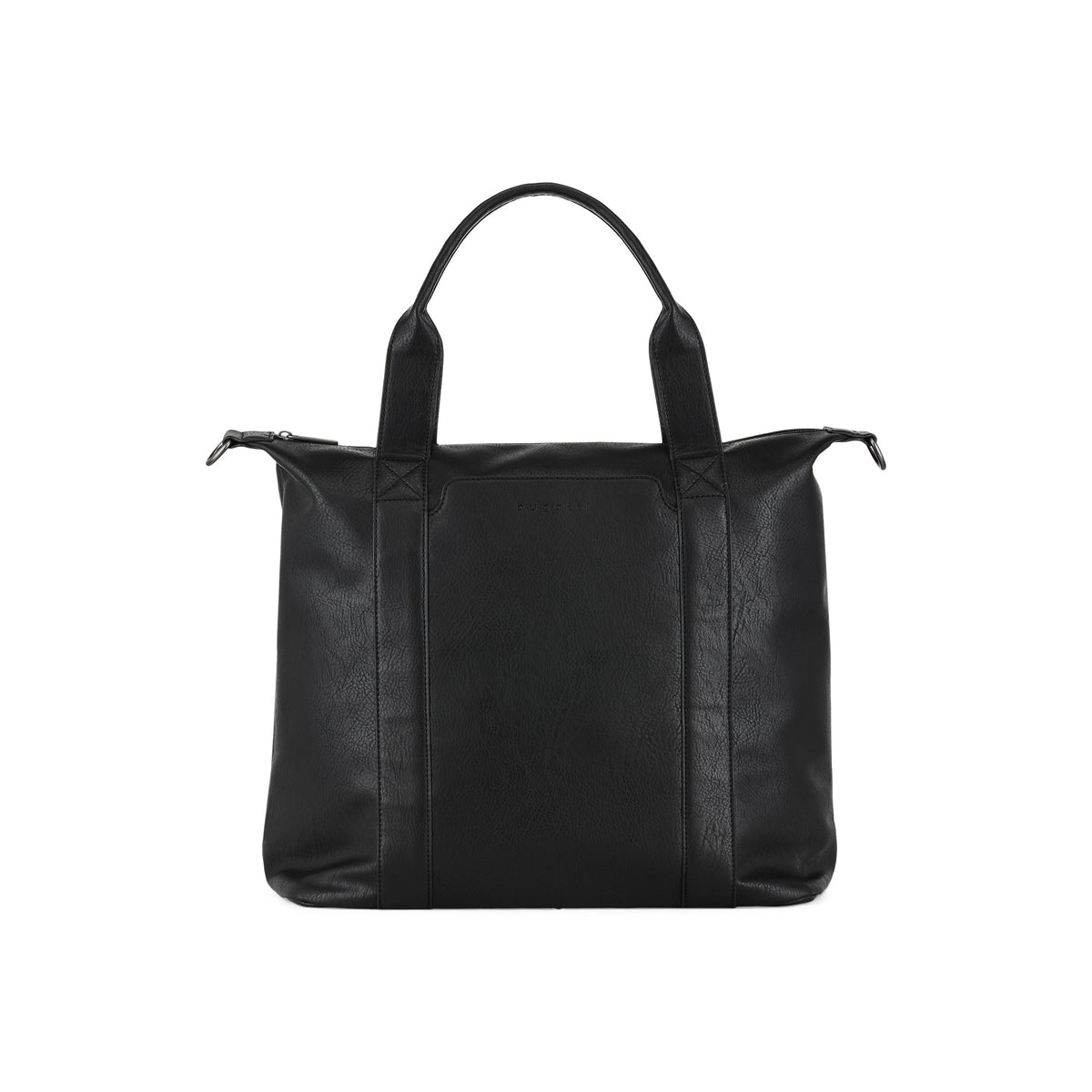 Black Bugatti Collections Palermo Tote Bag with sturdy handles and spacious interior, perfect for everyday use.