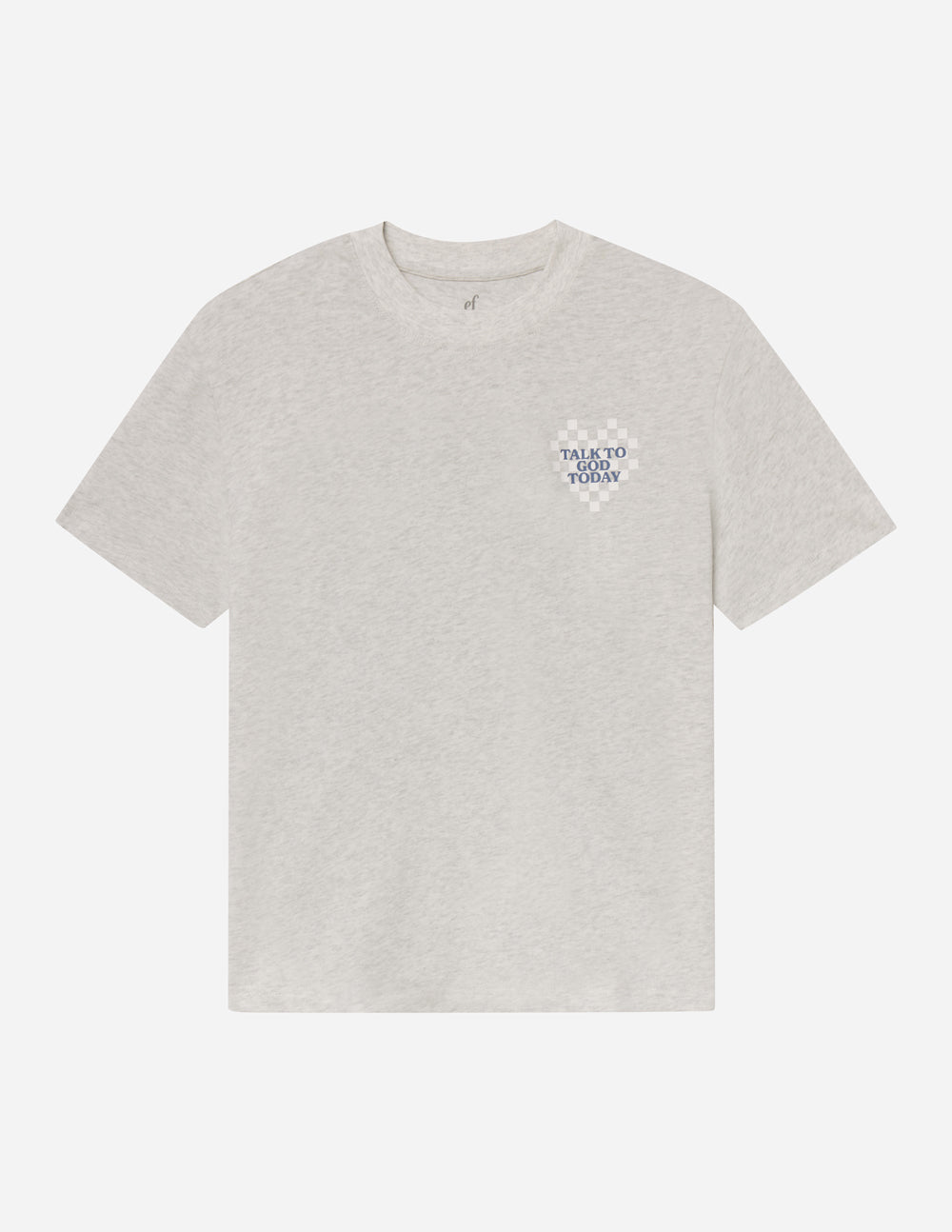 Unisex T-shirt by Elevated Faith with "Talk to God" graphic design, casual fit, soft fabric, and religious-inspired style.