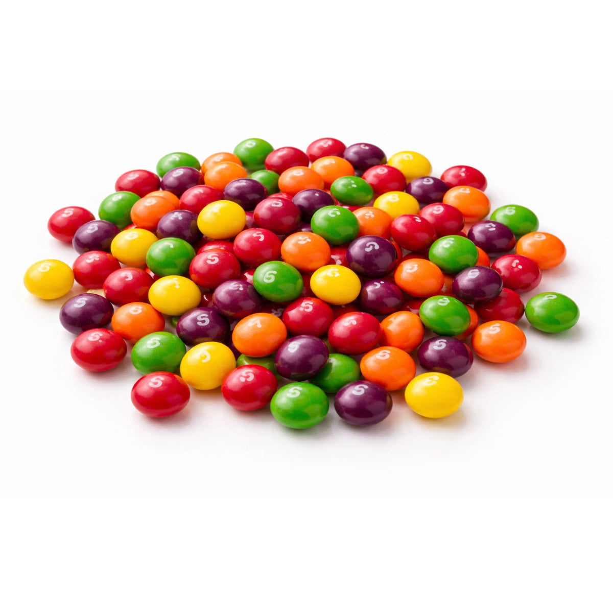 Assorted Skittles Original Fruit Candy in a bulk value bag, colorful candy pieces from Candy In Bulk.