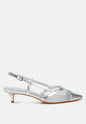 London Rag Temptress Mesh Slingback Sandals with open toe and stylish mesh design, perfect for summer footwear.