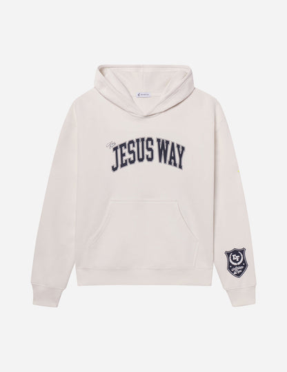 Unisex hoodie by Elevated Faith featuring "The Jesus Way" design, soft fabric, and comfortable fit, ideal for casual wear.