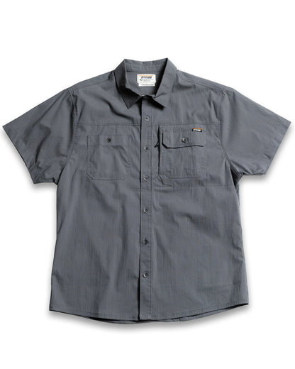 Short sleeve Thunderbolt SS shirt in castlerock color by Off The Grid Surplus, featuring a casual fit and durable fabric.