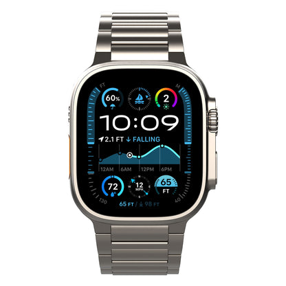 Robust Titanium Band Pro, a sleek, durable titanium ring with a polished finish, shown in a close-up image.