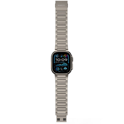 Robust Titanium Band Pro, a sleek, polished titanium band with a smooth finish, displayed on a neutral background.