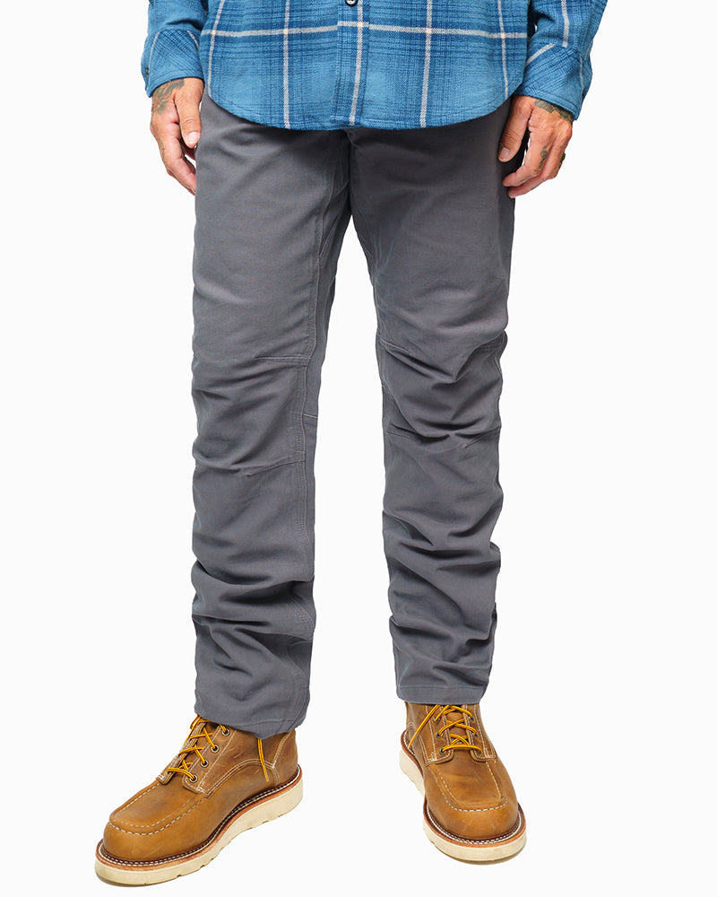 Off The Grid Surplus Trailblazer standard fit pants in Castlerock color, showing durable outdoor fabric and relaxed fit design.