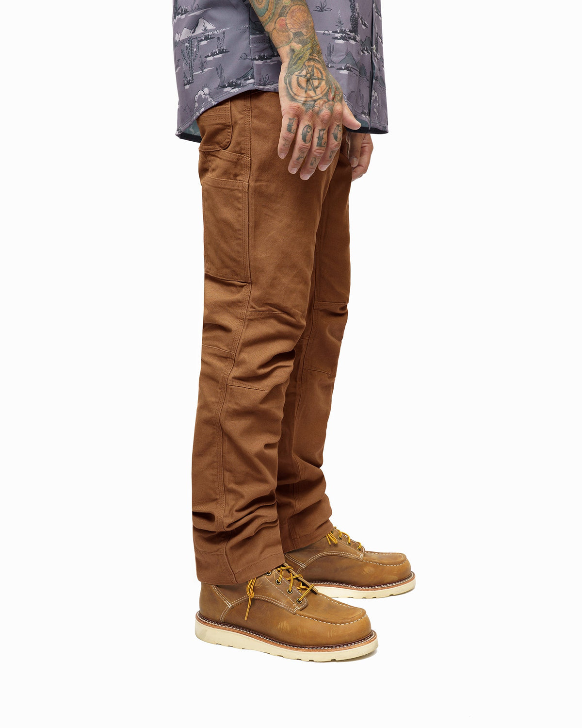 Off The Grid Surplus Trailblazer standard fit pants in tobacco color, featuring durable fabric and practical design.