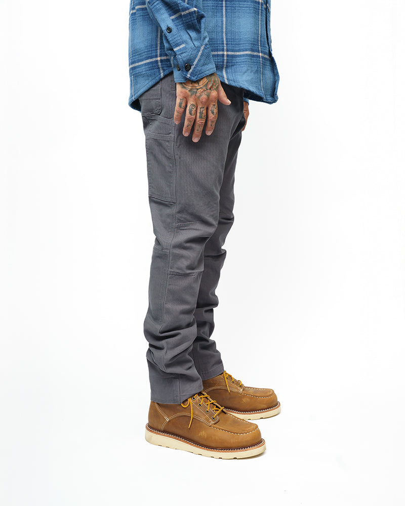 Off The Grid Surplus Trailblazer taper fit pants in Castlerock, showing the stylish tapered design and durable fabric.