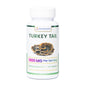 Encapsulate Turkey Tail Mushroom supplement capsules, showing the product shot with labels and capsules in clear view.