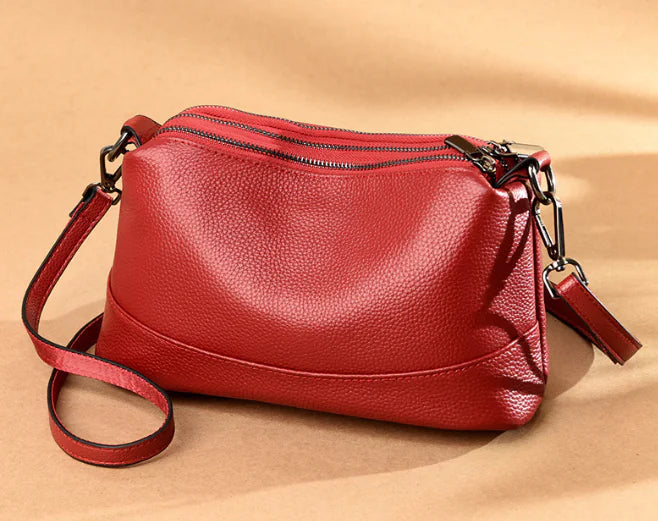 Versatile Women's Retro Motorcycle Handbag & Shoulder Bag