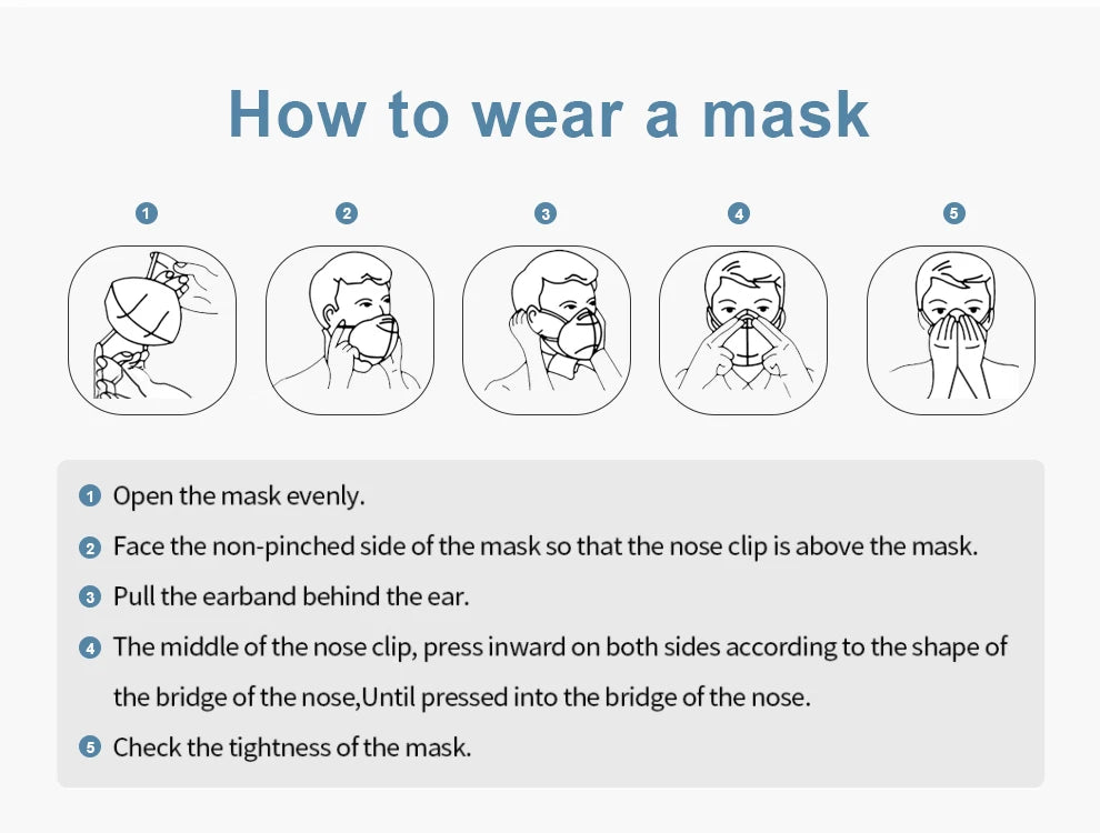 10-200pcs fpp2 fish mask kn95 Face masque mask kn95 mascarillas ffp2 homologadas kn95 certificadas mascherine ffp3 colores mask