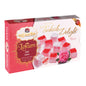 Turkish delight Ugurlu Gullu Lokum by S101 in a 350g package, with colorful assorted Turkish sweet cubes visible.