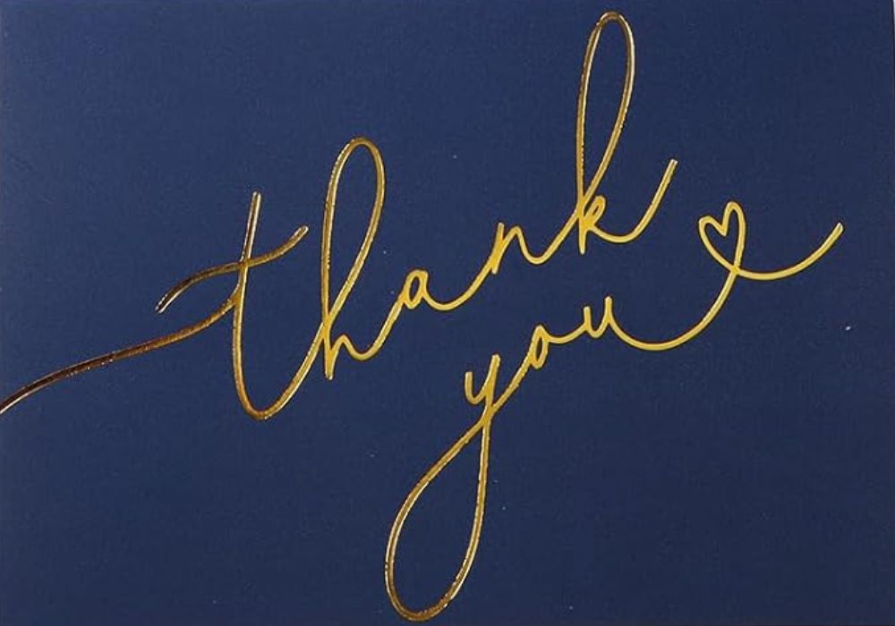 Thank You greeting card from Candy In Bulk, featuring colorful, heartfelt design suitable for expressing gratitude