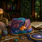 Decorative Enchanted Dragon yarn bowl from Darn Good Yarn, featuring intricate dragon design and vibrant colors.