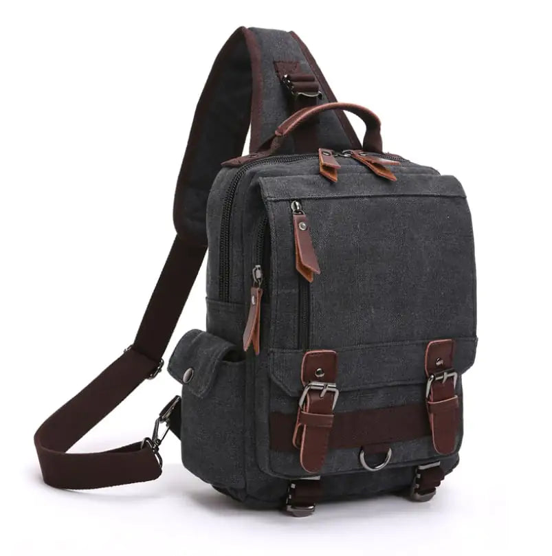 Casual Canvas Backpack for Outdoor Travel