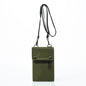 NNEDSZ green water-resistant nylon crossbody bag for women, compact travel wallet with space for phone and cards, stylish and functional