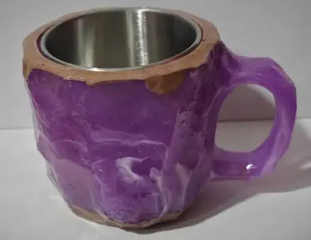 Resin Mineral Crystal Coffee Mugs