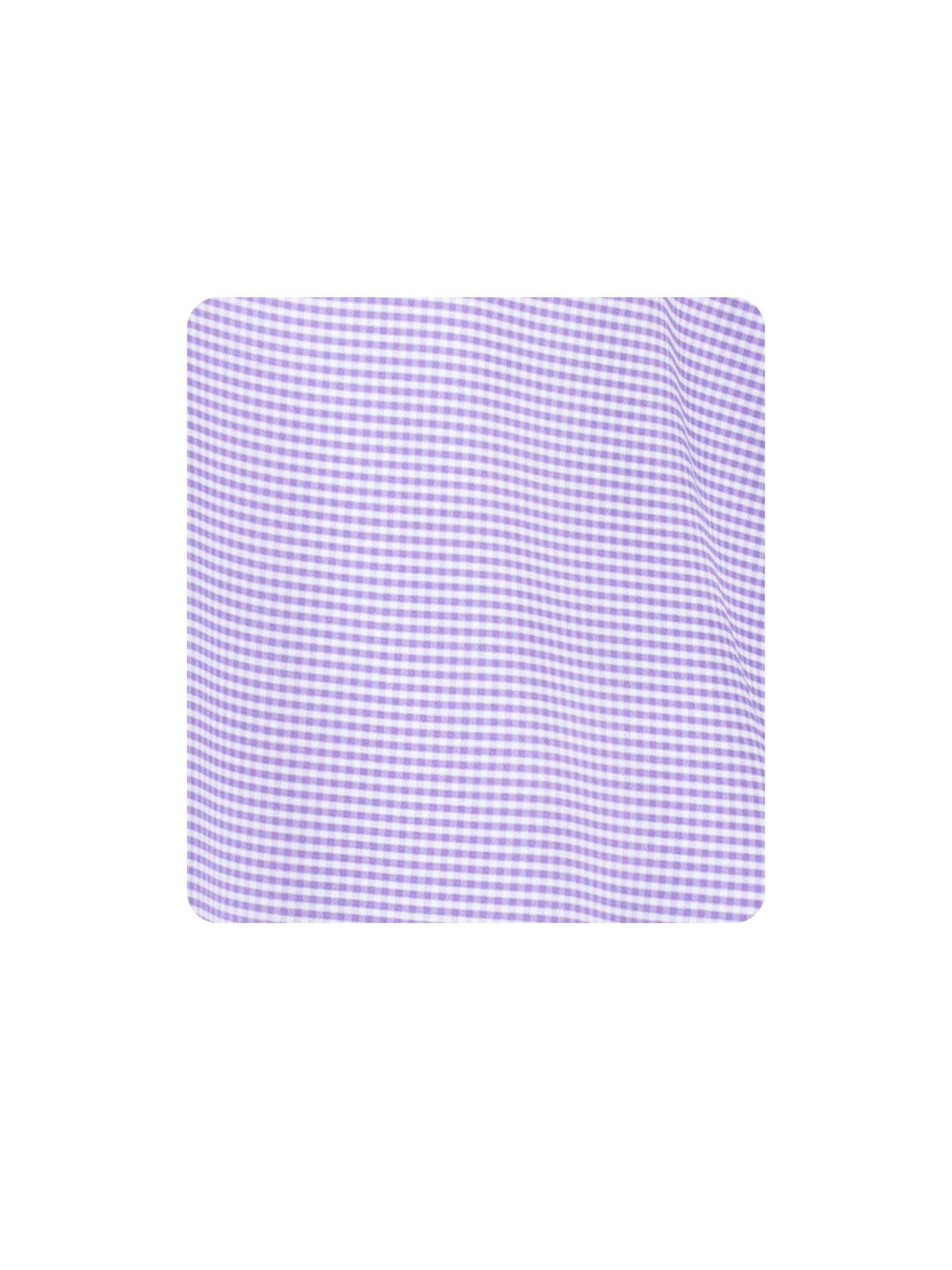 White Water Life Vineyard Polo with lavender and vine print, classic polo shirt for casual wear, front view.