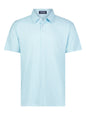 White Water Life Vineyard Polo in mist green, casual men's polo shirt with a classic collar and short sleeves.