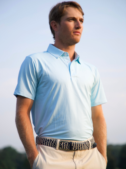 Green Vineyard Polo shirt by White Water Life featuring a classic design and comfortable fit.