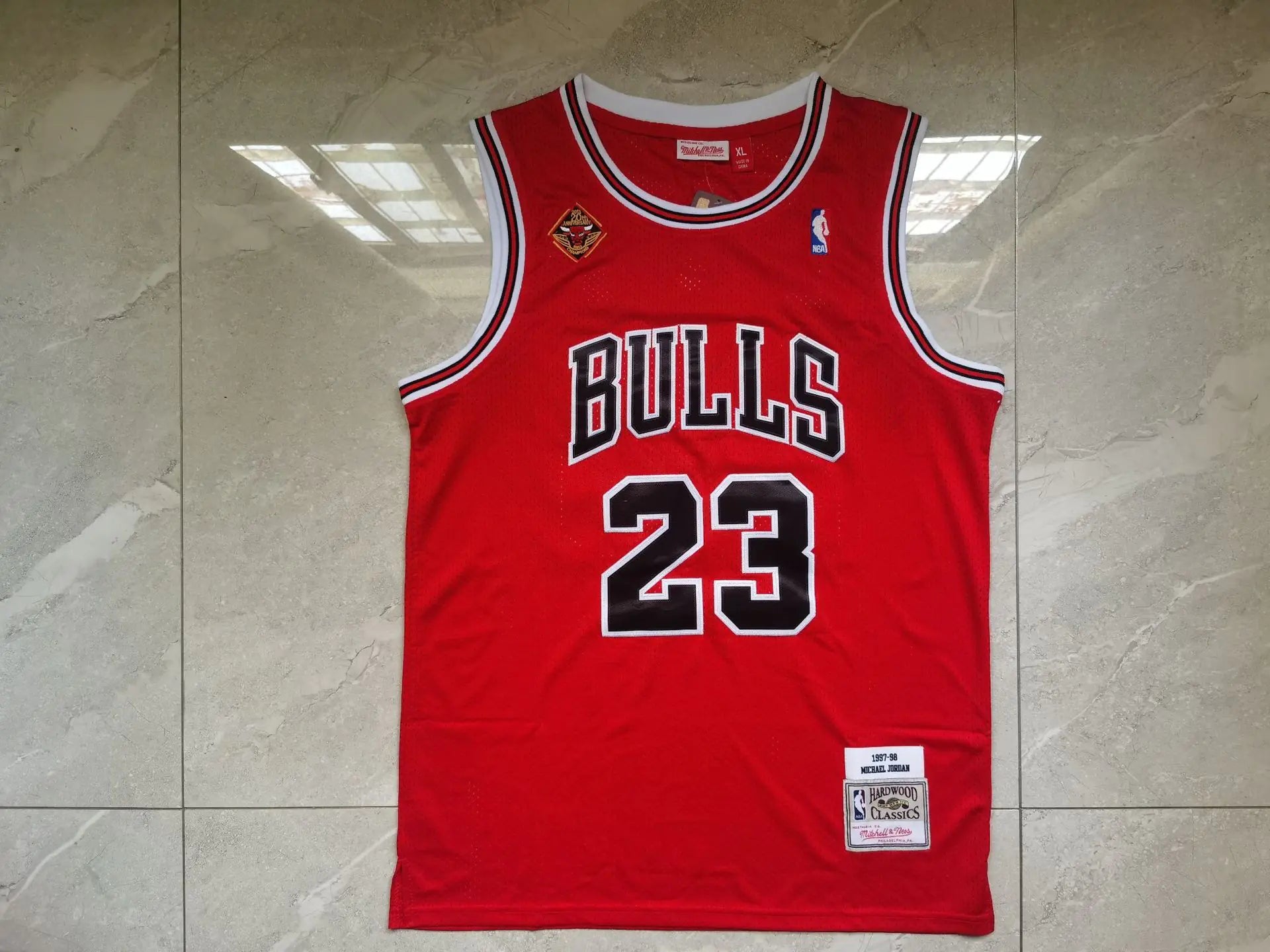 Bulls Basketball Jersey with New Drift Embroidery