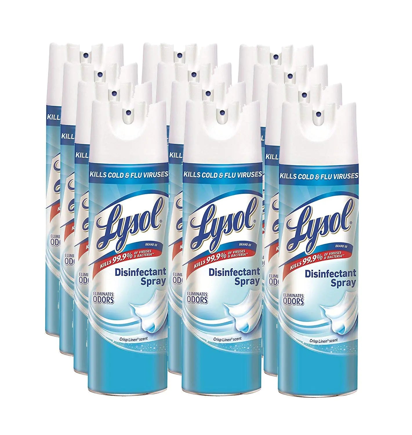 Lysol Disinfectant Spray Crisp Linen 228oz (12X19oz)