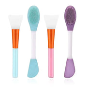 Face Mask Applicator4 Pcs Silicone Face Mask Brush Reusable Facial Brushes Applicator for Applying Skin Care Products Skincare Supplies Tool for Face Mask Eye Mask Body Lotion
