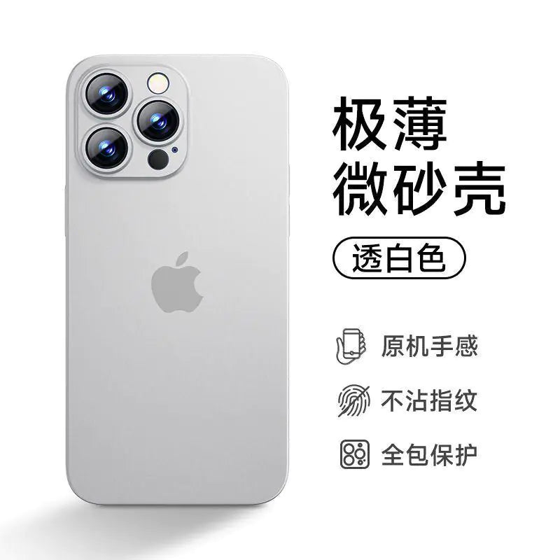 Slim Frosted Case for iPhone 15, 14, 13 Pro Max