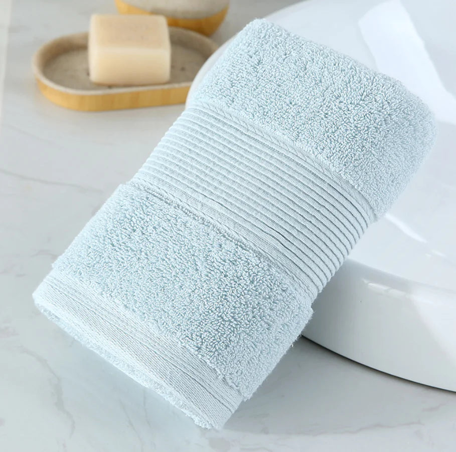 Thick Cotton Face Towels with Custom Logo (120g)